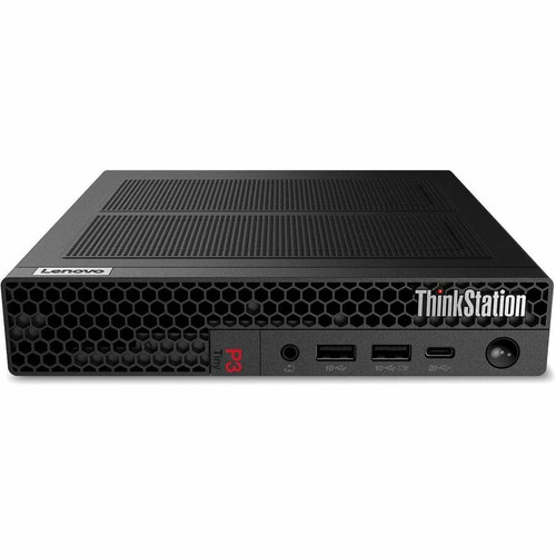 Lenovo ThinkStation P3 Gen 2 30K50057US Workstation - 1 x Intel Core Ultra 7 265 - 16 GB - 512 GB SSD - Tiny - Black - Intel Q870 Chip (Fleet Network)