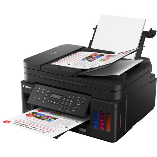 Canon 3114C003 PIXMA G7020 MegaTank Inkjet Multifunction Printer - Color - Copier/Fax/Printer/Scanner - 4800 x 1200 dpi - 350 Sheet - Automatic Duplex