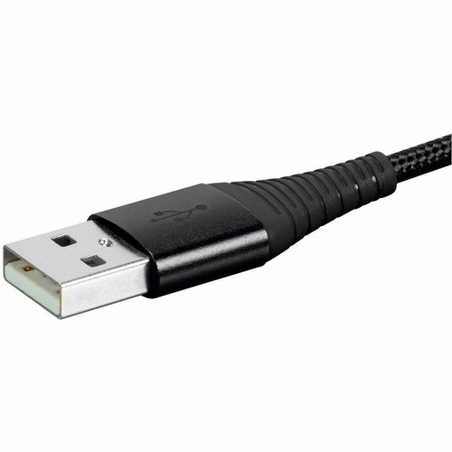Monoprice AtlasFlex Charge & Sync Micro-USB-B/USB-A Data Transfer Cable - 3 ft (0.91 m) Micro-USB-B/USB-A Data Transfer Cable - Black (31197)