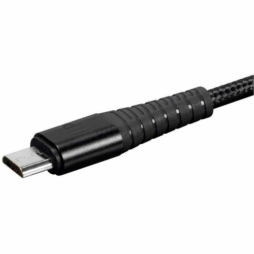 Monoprice AtlasFlex Charge & Sync Micro-USB-B/USB-A Data Transfer Cable - 3 ft (0.91 m) Micro-USB-B/USB-A Data Transfer Cable - Black (31197)