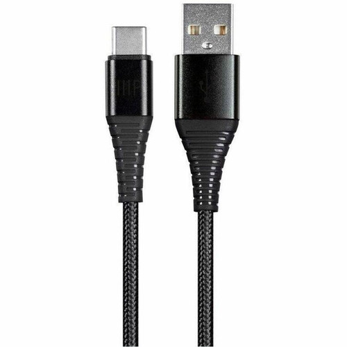 Monoprice AtlasFlex Charge & Sync USB-C/USB-A Data Transfer Cable - 6 ft (1.83 m) USB-C/USB-A Data Transfer Cable - Black (Fleet Network)