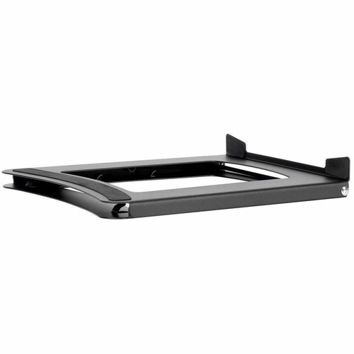 Workstream Notebook Stand - Up to 15" Screen Support - Steel, Metal - Black - For Notebook, Tablet - Foldable, Adjustable Angle (Fleet Network)