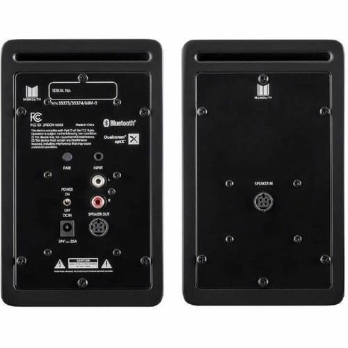 Monoprice Monolith 35374 2.0 Bluetooth Speaker System - 50 W RMS - Black - Wall Mountable - Desktop - 55 Hz to 22 kHz (35374)