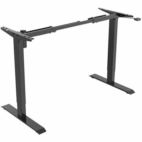 Workstream Single Motor Back to Basics Electric Sit-Stand Desk, Black - 154 lb (69.85 kg) Capacity - Height Adjustable - 47.5" mm) x - (Fleet Network)