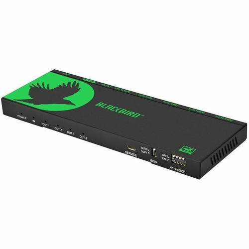 Monoprice Blackbird HDMI Splitter - Display - 1 x HDMI In - 4 x HDMI Out (36742)