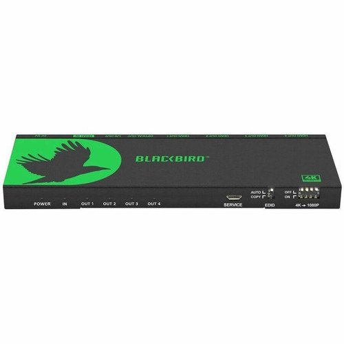 Monoprice Blackbird HDMI Splitter - Display - 1 x HDMI In - 4 x HDMI Out (Fleet Network)