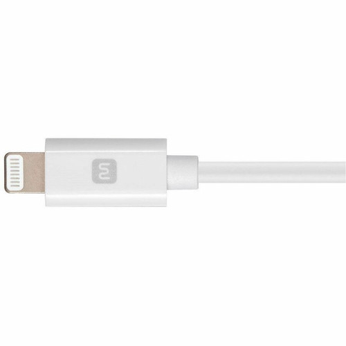 Monoprice Essential Apple MFi Certified Lightning to USB-C Charging Cable - 1.5ft, White - 1.5 ft (0.46 m) Lightning/USB-C Data Cable (38382)