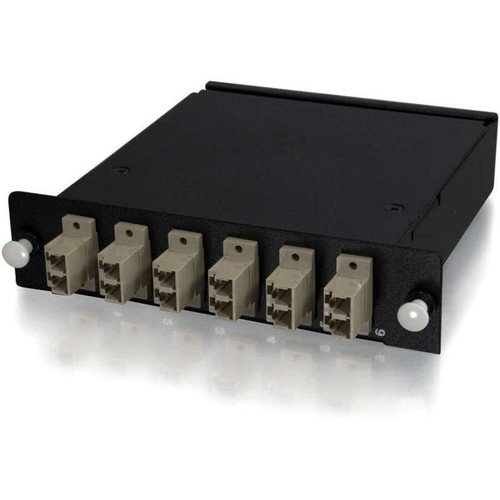 C2G Q-Series 12-Strand MTP/MPO-LC Multimode 62.5/125 Module - 12 x LC, 1 x MTP - 13 Port(s) - 13 x RJ-11 - 12 x - 1 x MT Port(s) (Fleet Network)