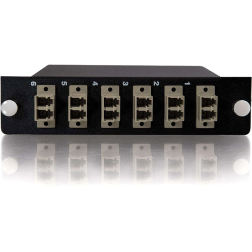 C2G Q-Series 12-Strand MTP/MPO-LC Multimode 62.5/125 Module - 12 x LC, 1 x MTP - 13 Port(s) - 13 x RJ-11 - 12 x - 1 x MT Port(s) (39127)