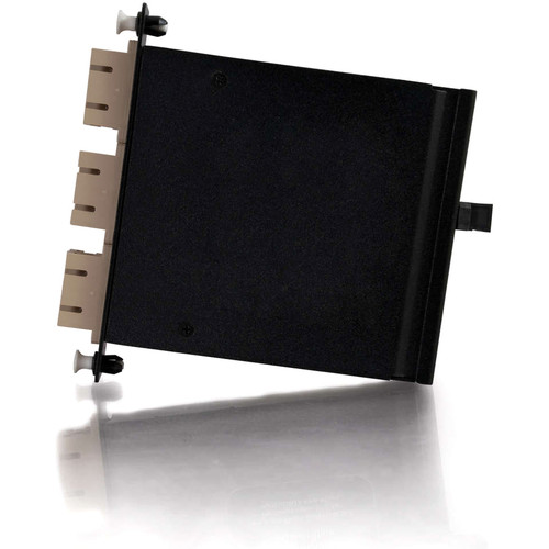 C2G Q-Series 12-Strand MTP/MPO-SC Multimode 50/125 Module - 12 x MTP/MPO, 1 x MTP - 13 Port(s) - 13 x RJ-11 - 1 x MT Port(s) - Plug-in (39130)