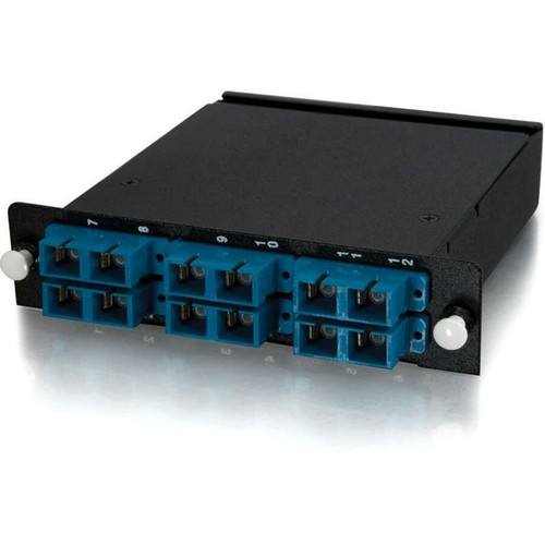 C2G Quiktron Q-Series 12-Strand MTP/MPO-SC Single-mode Module - 12 x SC, 1 x MTP - 13 Port(s) - 13 x RJ-11 - 12 x - 1 x MT Port(s) - (Fleet Network)