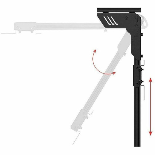 Monoprice Commercial 39655 Mounting Arm for TV, Display - Black - Landscape - 10" to 40" Screen Support - 66 lb (29937.10 g) Load - x (39655)