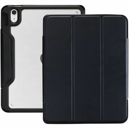 DEQSTER Rugged Carrying Case (Tri-fold) for 10.9" Apple, Logitech iPad (10th Generation) Tablet - Black - Shock Proof, Splash Proof, - (Fleet Network)
