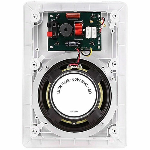 Monoprice Caliber 4100 2-way In-wall Speaker - 60 W RMS - 120 W (PMPO) - 6.50" (165.10 mm) Woven Aramid Fiber Cone Woofer - 1" (25.40 (4100)