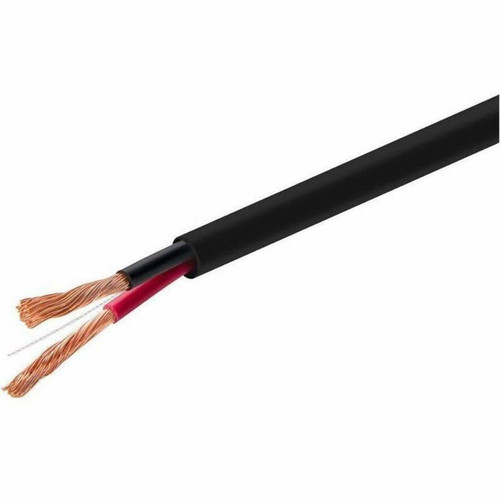 Monoprice Speaker Wire, CL2 Rated, 2-Conductor, 12AWG, 250ft, Black - 250 ft (76.20 m) Audio Cable for Speaker - CL2 - 12 AWG - Black (41381)