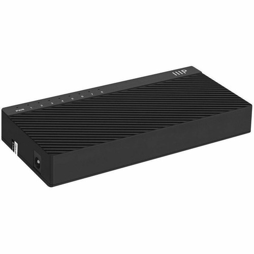 Monoprice 8-Port 10/100Mbps Fast Ethernet Unmanaged Switch - 8 Ports - Fast Ethernet - 10/100Base-T - 2 Layer Supported - Twisted Pair (Fleet Network)