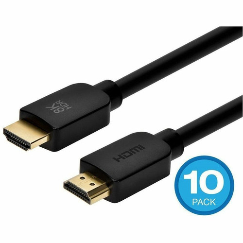 Monoprice HDMI Data Transfer Cable - 3 ft (0.91 m) HDMI Data Transfer Cable - First End: 1 x HDMI Digital Audio/Video - 48 Gbit/s - up (Fleet Network)