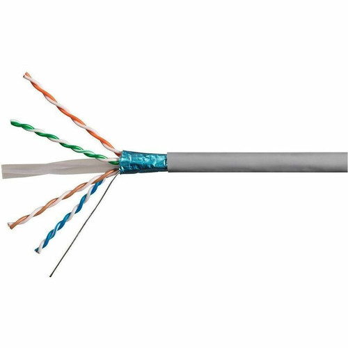 Monoprice Category 6a Network Cable - 500 ft (152.40 m) Category 6a Network Cable for Network Device, Server - First End: 1 x Barewire (Fleet Network)