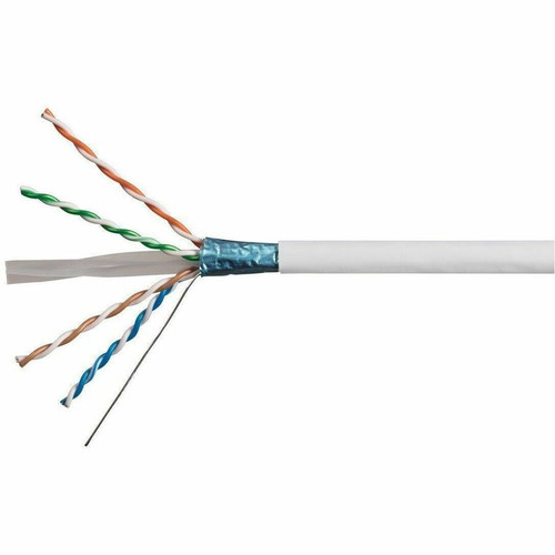 Monoprice Category 6a Network Cable - 500 ft (152.40 m) Category 6a Network Cable for Network Device, Server - First End: 1 x Barewire (Fleet Network)
