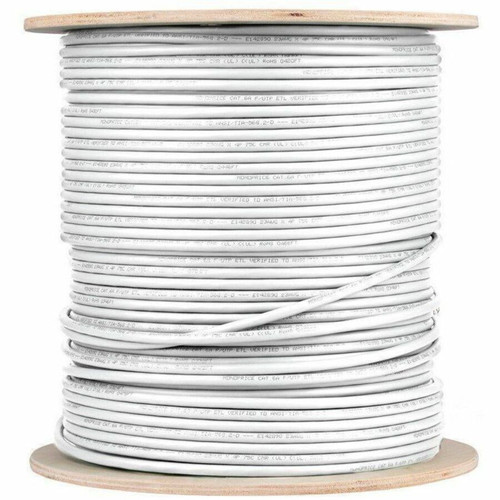 Monoprice Category 6a Network Cable - 500 ft (152.40 m) Category 6a Network Cable for Network Device, Server - First End: 1 x Barewire (42347)