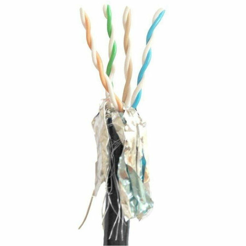 Monoprice Entegrade Category 8 Network Cable - 250 ft (76.20 m) Category 8 Network Cable for Network Device - 40 Gbit/s - CM - 22 AWG (42957)