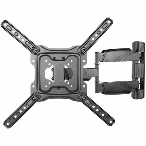 Monoprice 43207 Wall Mount for TV, Curved Screen Display, Flat Panel Display, Display - Black - 23" to 55" Screen Support - 77 lb g) - (Fleet Network)