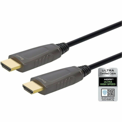 Monoprice HDMI Data Transfer Cable - 32 ft (9.75 m) HDMI Data Transfer Cable - 48 Gbit/s - Supports up to 7680 x 4320, 3840 x 2160 - (Fleet Network)