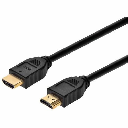 Monoprice Commercial HDMI A/V Cable - 6 ft (1.83 m) HDMI A/V Cable - 18 Gbit/s - Supports up to 3840 x 2160 - CL2 - 30 AWG - Black (Fleet Network)