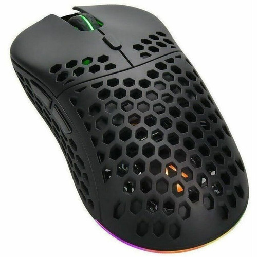 Dark Matter Hyper-K Wireless Ultralight Gaming Mouse - Full-size Mouse - Optical - Wireless - Radio Frequency - 2.40 GHz - - USB Type (44028)