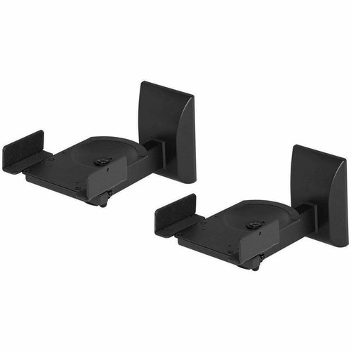 Monoprice Mounting Bracket for Speaker - Black - 55 lb (24947.58 g) Load Capacity - Rugged - Metal - 2 (Fleet Network)