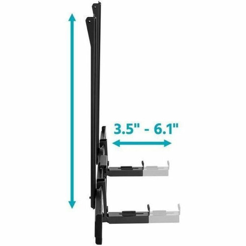 Monoprice Mounting Bracket for Soundbar, TV - Matte Black - 33 lb (14968.55 g) Load Capacity - 800 x 400, 150 x 100 - VESA Mount - - - (44899)