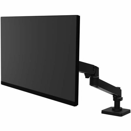 Ergotron 45-708-292 LX Pro Desk Monitor Arm - Black - Height Adjustable - Supports Up to 34" Displays - 22 lb Load Capacity