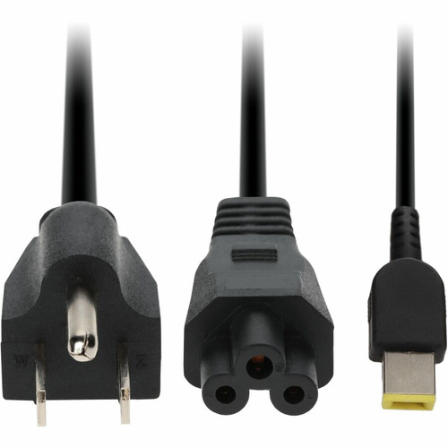 AddOn 4X20E75111-AA Lenovo Compatible 230W 20V 11. 5A Laptop Power Adapter and Cable - Black
