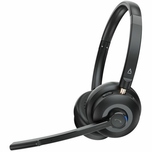 Creative 51EF1290AA000 CHAT Wireless On-Ear Headset - Stereo - Bluetooth 5.4 - Noise-Cancelling Boom Mic - Black