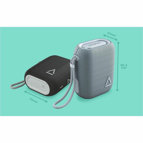 Creative 51MF8475AA000 MUVO Flex Bluetooth Speaker - 10W RMS - IP67 Waterproof - 10-Hour Battery - Black
