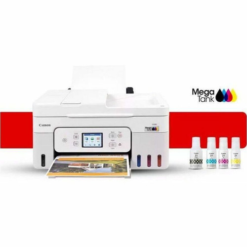 Canon PIXMA G4280 Wireless MegaTank Inkjet Multifunction Printer - Color - White - Copier/Printer/Scanner - 4800 x 1200 dpi Print - - (6704C023)