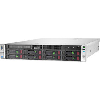 HPE ProLiant DL380p G8 2U Rack Server - 1 Xeon E5-2620 2 GHz - 16 GB RAM - Serial Attached SCSI (SAS) Controller - Intel C600 Chip - 2 (670856-S01)