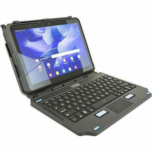 Gamber-Johnson Samsung Tab Active Pro/Active4 & 5 Pro Backlit 2in1 Keyboard - Docking Connectivity - Compact - Pogo Pin Interface - - (Fleet Network)