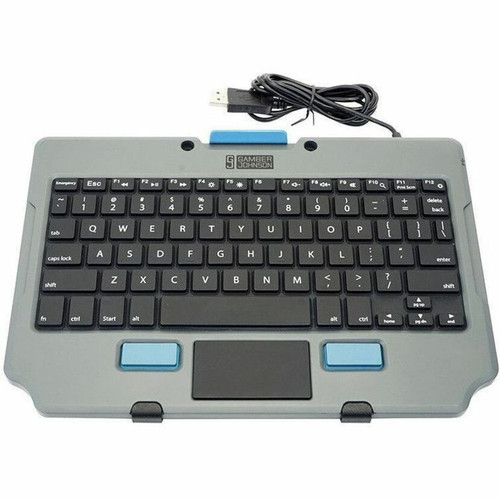Gamber-Johnson Lite Keyboard - Cable Connectivity - USB Type A Interface - Emergency Hot Key(s) - Android, Linux, iOS, Windows XP, Mac (Fleet Network)
