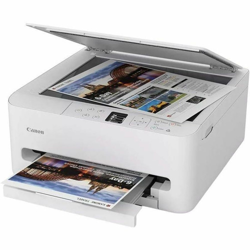 Canon 7179C003 PIXMA TS6520 Color Inkjet Multifunction Printer - 14/9 ppm - 100-Sheet Tray - Auto Duplex - Wired & Wireless - 1. 42" OLED
