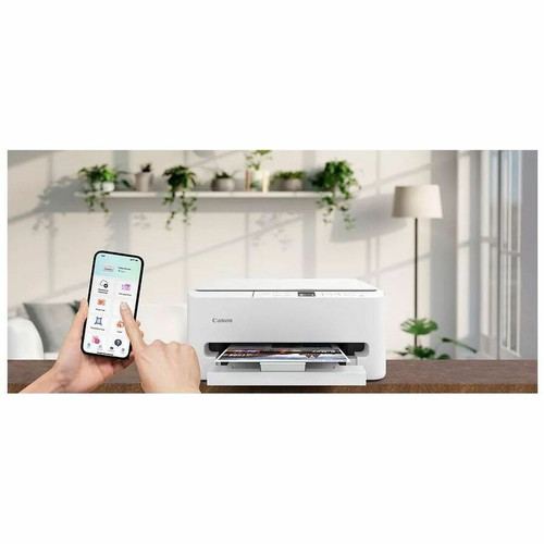 Canon 7179C003 PIXMA TS6520 Color Inkjet Multifunction Printer - 14/9 ppm - 100-Sheet Tray - Auto Duplex - Wired & Wireless - 1. 42" OLED