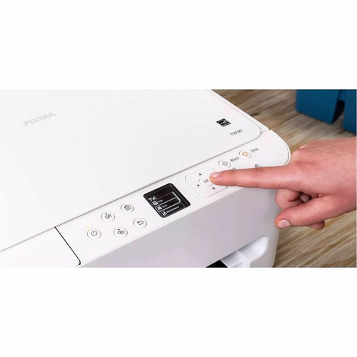Canon 7179C003 PIXMA TS6520 Color Inkjet Multifunction Printer - 14/9 ppm - 100-Sheet Tray - Auto Duplex - Wired & Wireless - 1. 42" OLED