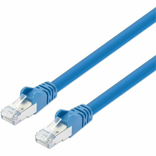 Intellinet Cat8.1 S/FTP Network Patch Cable, 10 ft., Blue - 10 ft (3.05 m) Category 8.1 Network Cable for Network Device - First End: (Fleet Network)