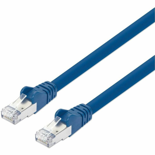Intellinet Cat8.1 S/FTP Network Patch Cable, 14 ft., Blue - 14 ft (4.27 m) Category 8.1 Network Cable for Network Device - First End: (Fleet Network)
