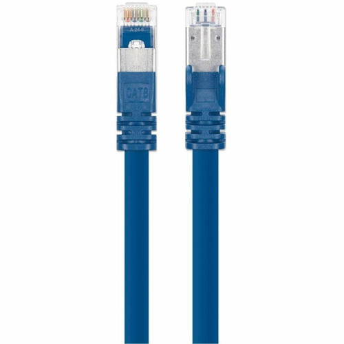 Intellinet Cat8.1 S/FTP Network Patch Cable, 14 ft., Blue - 14 ft (4.27 m) Category 8.1 Network Cable for Network Device - First End: (743013)