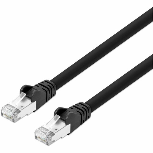 Intellinet Cat8.1 S/FTP Network Patch Cable, 25 ft., Black - 25 ft (7.62 m) Category 8.1 Network Cable for Network Device, Rack - End: (Fleet Network)
