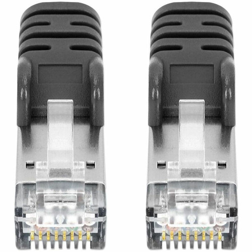 Intellinet Cat8.1 S/FTP Network Patch Cable, 25 ft., Black - 25 ft (7.62 m) Category 8.1 Network Cable for Network Device, Rack - End: (743105)