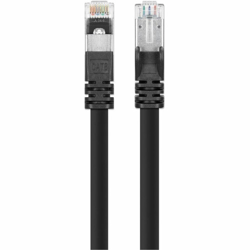 Intellinet Cat8.1 S/FTP Network Patch Cable, 25 ft., Black - 25 ft (7.62 m) Category 8.1 Network Cable for Network Device, Rack - End: (743105)