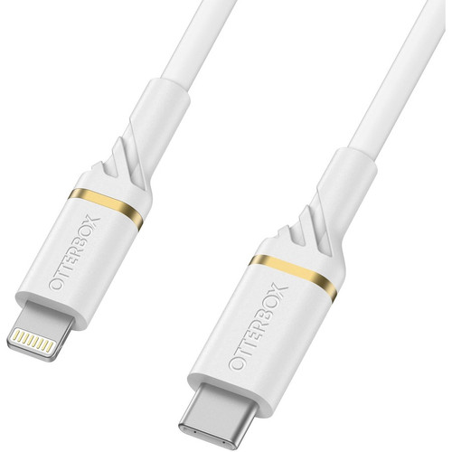 OtterBox 78-80220 Power Adapter - 20W USB-C Fast Charger for Apple Devices - Cloud Dust White
