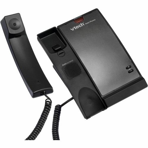 VTech Standard Desktop And Wall Mountable Phone Matte Black 1 Line X 80-H021-14-000